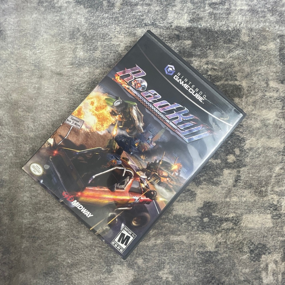 RoadKill Nintendo GameCube Video Game Black Label Midway Vehicular Combat